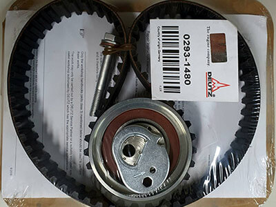 Belt Tensioner with Belt